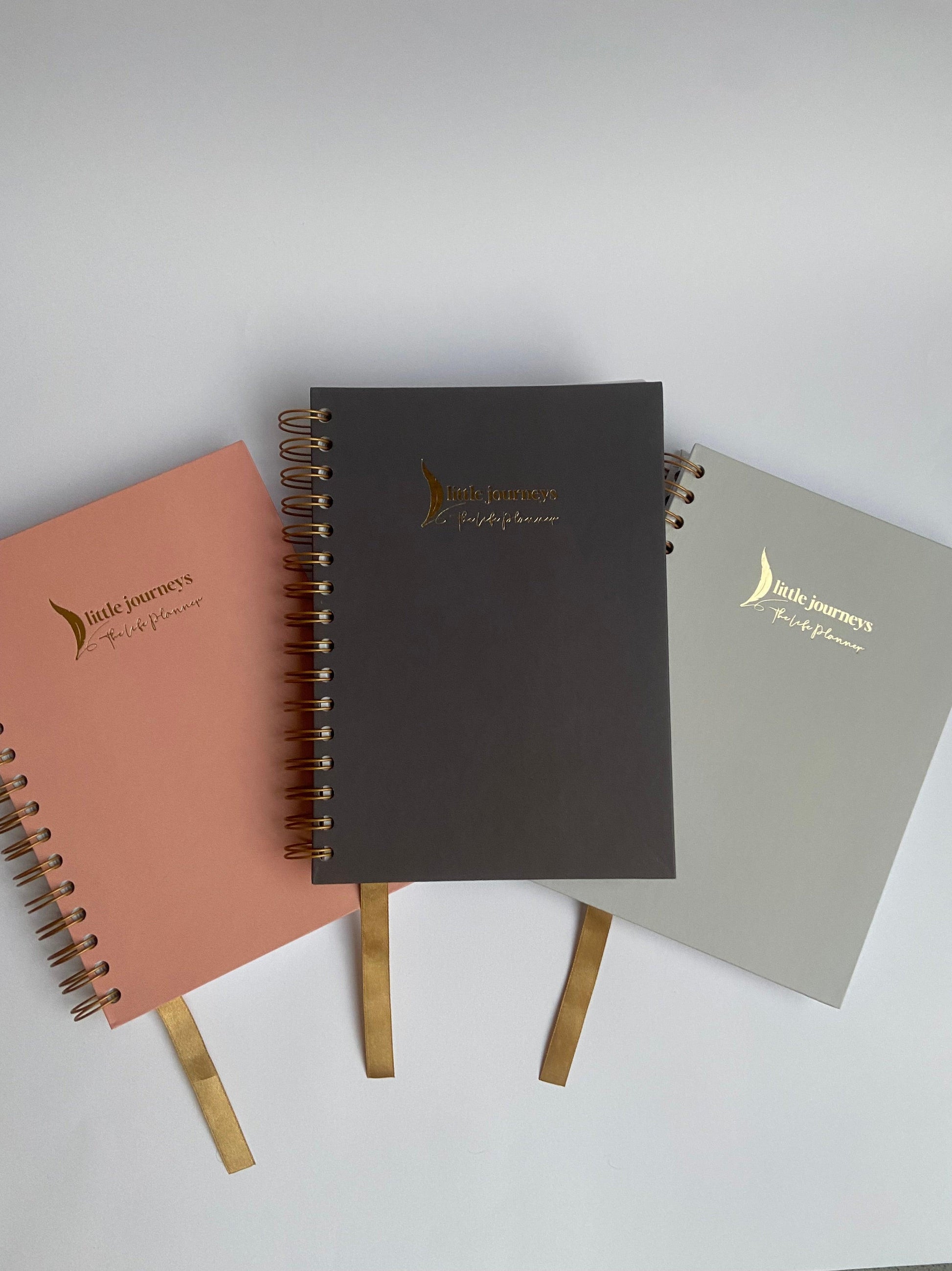 planners in different colours